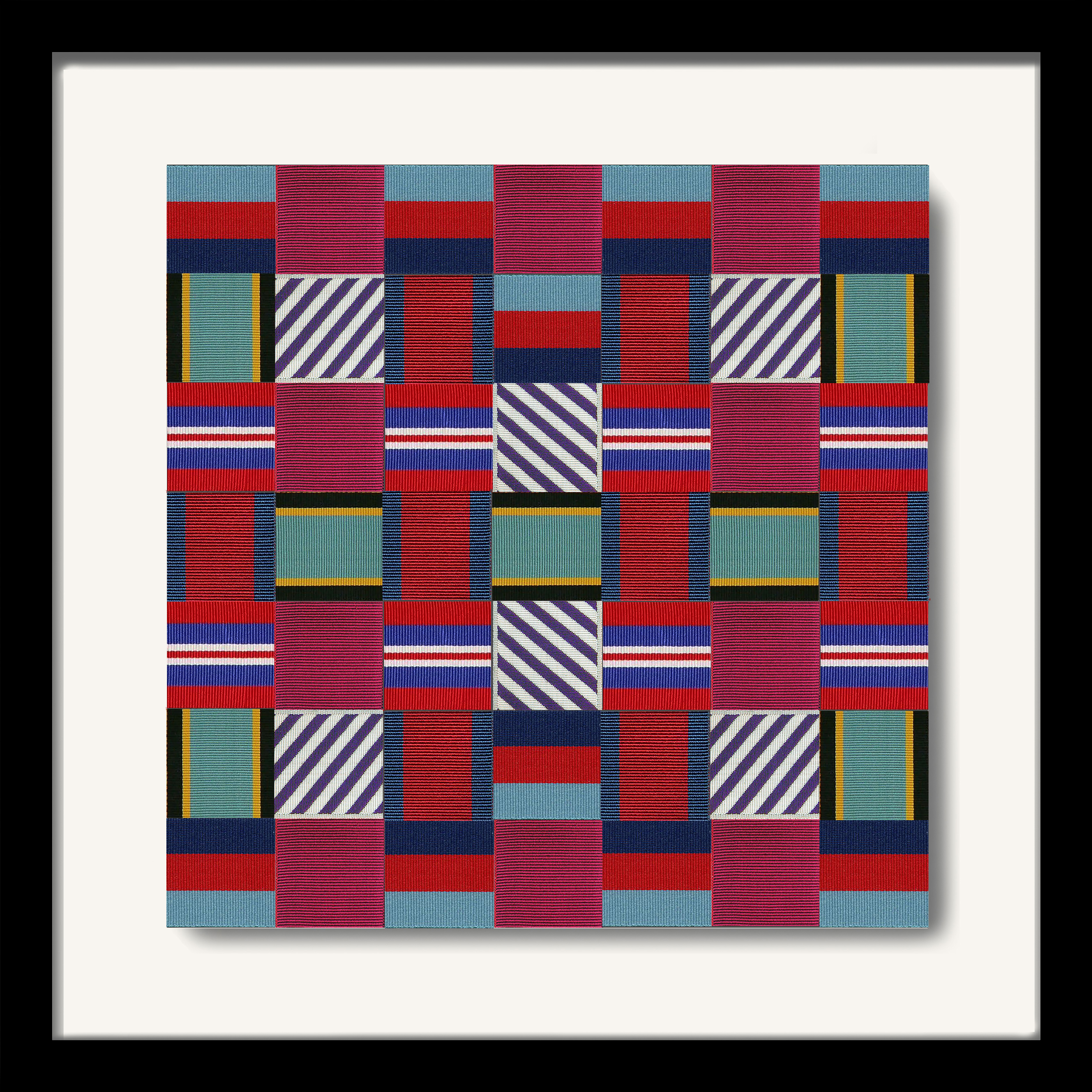 The Guy Gibson VC commemorative ribbon display